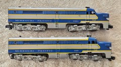 American Flyer Missouri Pacific – 21922 A Engine and 21922-1 A Engine Dummy