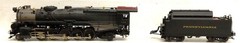 3rd Rail 7344 O BRASS Pennsylvania N-1 2-10-2 Steam Locomotive #7344 (3-Rail)