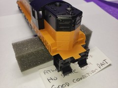 GP9 SHELL ONLY ATHEARN BLUE BOX 30590 HO SCALE Milwaukee Road Body