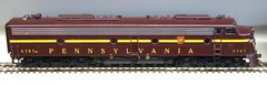 Proto 2000 HO Pair of EMD E8/E9 PRR Pennsylvania #5713 and #5797, DCC, No Sound