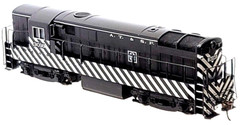 HO Bachmann Spectrum 64102 FM H16-44 AT&SF Zebra Baby Trainmaster #3016 (no box)