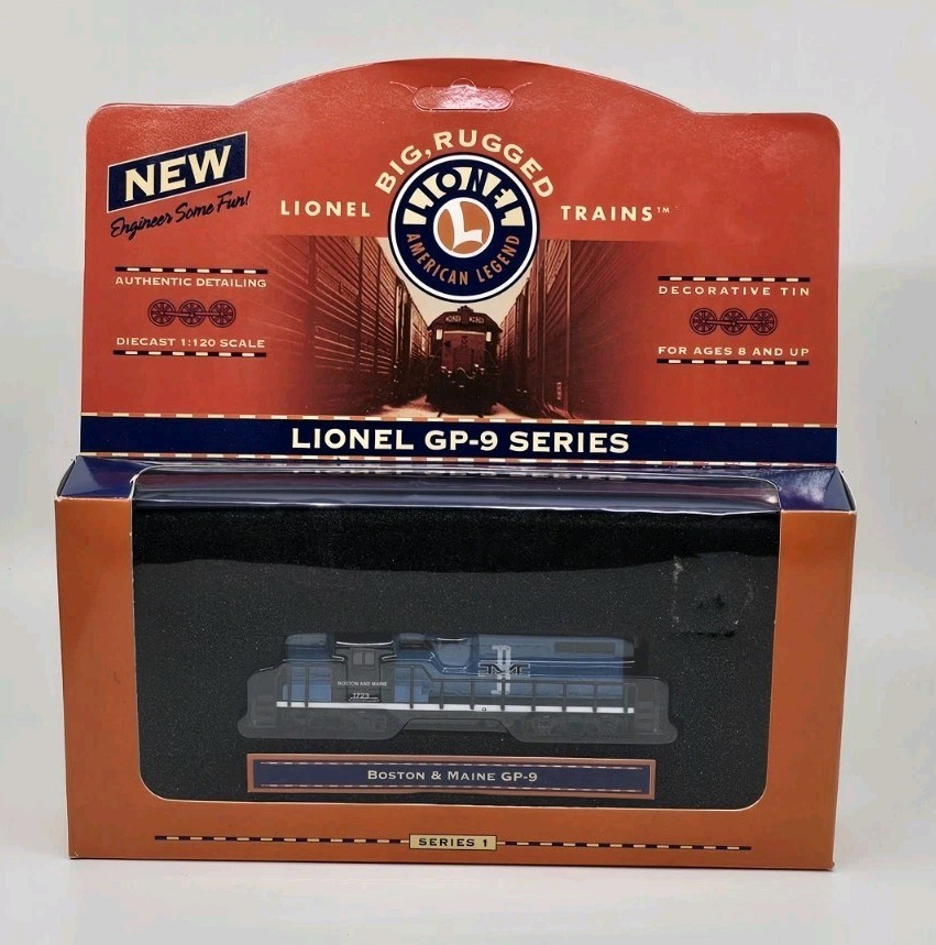 Lionel Boston & Maine GP-9 Big Rugged Train 1:120 Scale Die-Cast 1998 Series 1