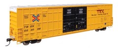 3114 Walthers HO 60′ High Cube Plate F Horizontal Post Boxcar TTX TBOX #664166