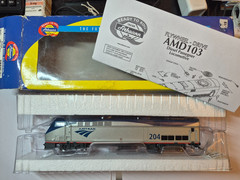 ATHEARN 9670 AMTRAK AMD-103 WALTHERS EXCLUSIVE RD# 204 PRE OWNED BOXED TESTED