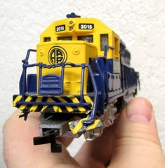 vintage alaska Railroad model train 3015 locomotive bachmann, great decor train