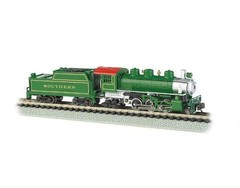 Bachmann 51572 N Scale PRAIRIE 2-6-2 & TENDER – SOUTHERN (green)