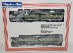 American Flyer S-Gauge Erie Alco A Diesel Power & Dummy Units Set 4-8251 EXC CON