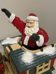 New Bright Holiday Express Locomotive Animated Engine #385 Santa’s Fe- Christmas
