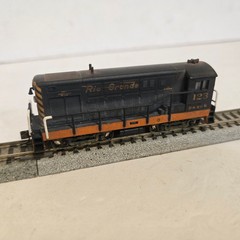 Minitrix N Scale Rio Grande FM H-12-44 Switcher. Runs. Western Germany