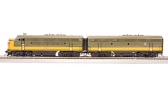 Broadway Limited 8161 HO CN EMD F3 A/B Olive Green & Gold 9003/9004