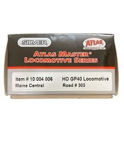 NEW Atlas Master Silver GP40 Locomotive Maine Central #303 | Item # 10004006