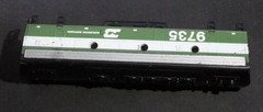 Ho Athearn Diesel locomotive Burlington Northern F7B shell