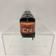 HO Scale AHM Tempo Canadian National #6536 Zebra F3 Diesel Locomotive Engine