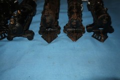 7 American Flyer Pre-war O Gauge Cast Iron Steam Locomotive Shells: #1, #3, #4,
