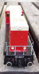 Gi Model Brass Small Series Diesel Locomotive H0 Br 107 007-7 Dr RP25 Bw Leipzig