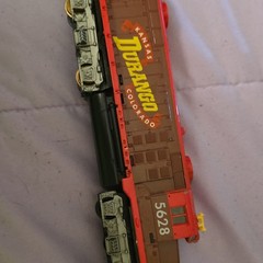 Durango Kansas Colorado Diesel Locomotive HO 5628 Brown Red Yellow Plastic