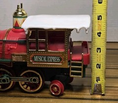 Vtg 1995 New Bright Musical Express Christmas Train Locomotive Engine G Scale