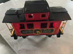Eztec G Gauge CHRISTMAS ENGINE Scientific Toy North Pole Express NEW Trolley