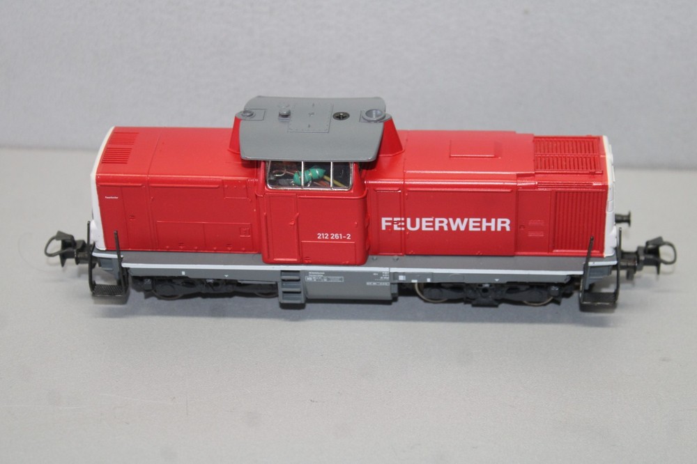 Märklin Diesel Locomotive Class 212 261-2 Red Fire Theme H0 Analog AC