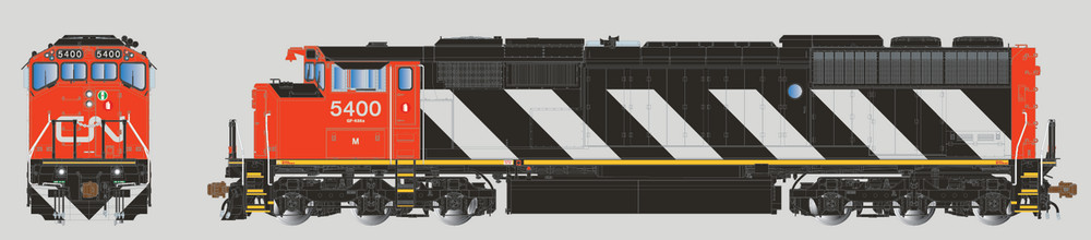 Aurora Miniatures HO GMDD SD50F Diesel Canadian National CN #5400 DC 110001
