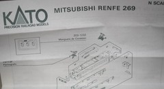 Kato 137-1301 Mitsubishi Renfe 269 Electric Locomotive Estrella – N Gauge in Box