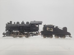 United Scale Models HO Scale BRASS CUSTOM Steam Locomotive & Tender #007 w/DCC