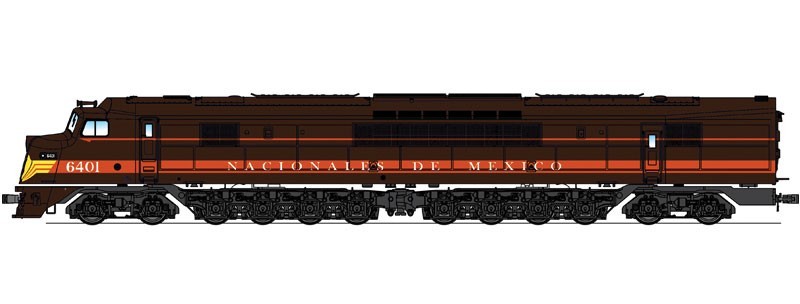 Broadway Limited HO 2507 Baldwin Centipede A Unit w/Sound & DCC Nacionales de Me