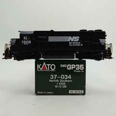 KATO HO Scale EMD GP35 Phase 1a Norfolk Southern #1308 W/O DB Locomotive 37-034