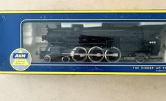 Vintage AHM HO Scale 4-6-2 Light Pacific 5088 CB&Q Locomotive and Tender