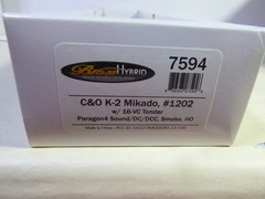 HO-Broadway Limited Imports BRASS HYBRID-2-8-2 C&O MIKADO- PAR 4/ SMOKE/DCC