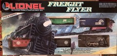 1987 LIONEL FREIGHT FLYER 27 GUAGE 5 UNIT ELECTRIC TRAIN SET OPEN BOXED
