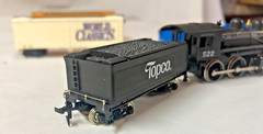 HO Advertising Train, Topco, 2 -6-0 Mogul, and 5 cars