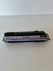 Vintage 1980s Minitrix N Scale Amtrak 702 Locomotive