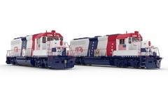 Rapido HO Scale ~ EMD GP40 ~ Set of 2 ~ Western Pacific ~ DCC Sound ~ 40560