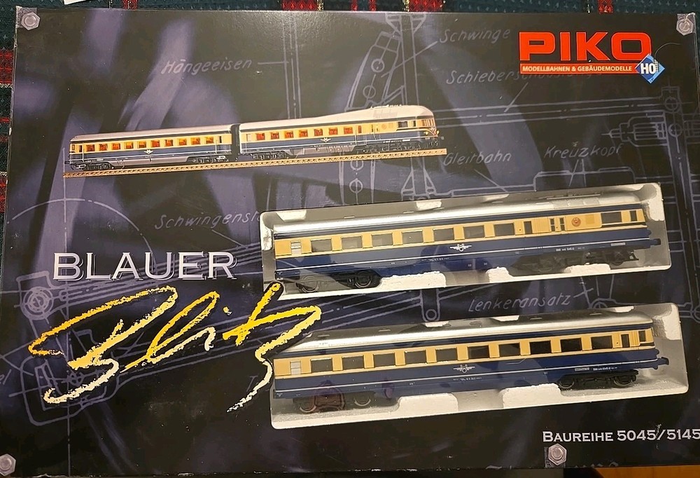 PIKO 52066 HO Blauer Blitz ÖBB Ep. III Triebwagen Nr. 5145.12