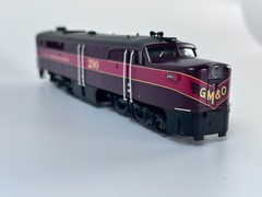 Proto 2000 ALCO PA Locomotive Gulf Mobile Ohio 290 HO Scale Vintage Box