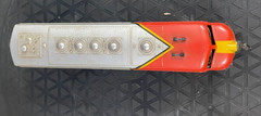 Revell Ho Santa Fe Diesel Locomotive Engine No Windows Added Bead Weights