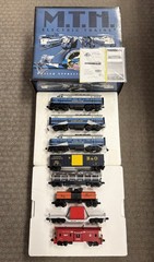 + MTH O Premier Baltimore & Ohio F-3 ABA Diesel Freight Boxed Set 20-80004A LNIB