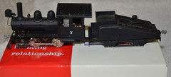 American Train ATT Hand Crafted All Brass Locomotive & Tender 95-1498 HO Gauge