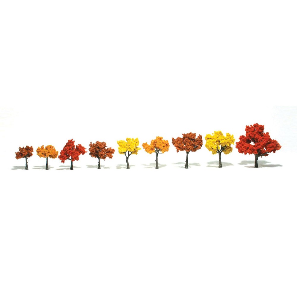 Woodland Scenics Ready-Made Tree Fall 1.25-3 9 WOOTR1540 Train Scenery Non Scale