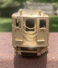 HO Scale Brass Powered NY IRT LoV Subway Car Unpainted Possibly WP Car Company