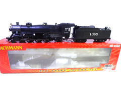 K- HO BACHMANN 4-6-2 SANTA FE LIGHT PACIFIC , DC/DCC SOUND