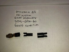 SD9 GP50-60 ATHEARN HO SCALE WORM GEAR ASSEMBLY COUPLING SPLINE GOOD CONDITION