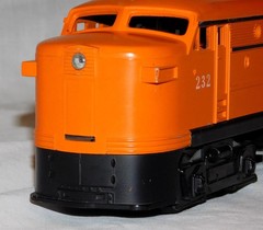 Scarce Lionel 232 New Haven A Alco Diesel w/BLACK PILOT/Apron 1962 Runs INTRSTNG