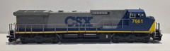 Bachmann Spectrum #83505 CSX 7661 DCC 8-40CW opened NIB
