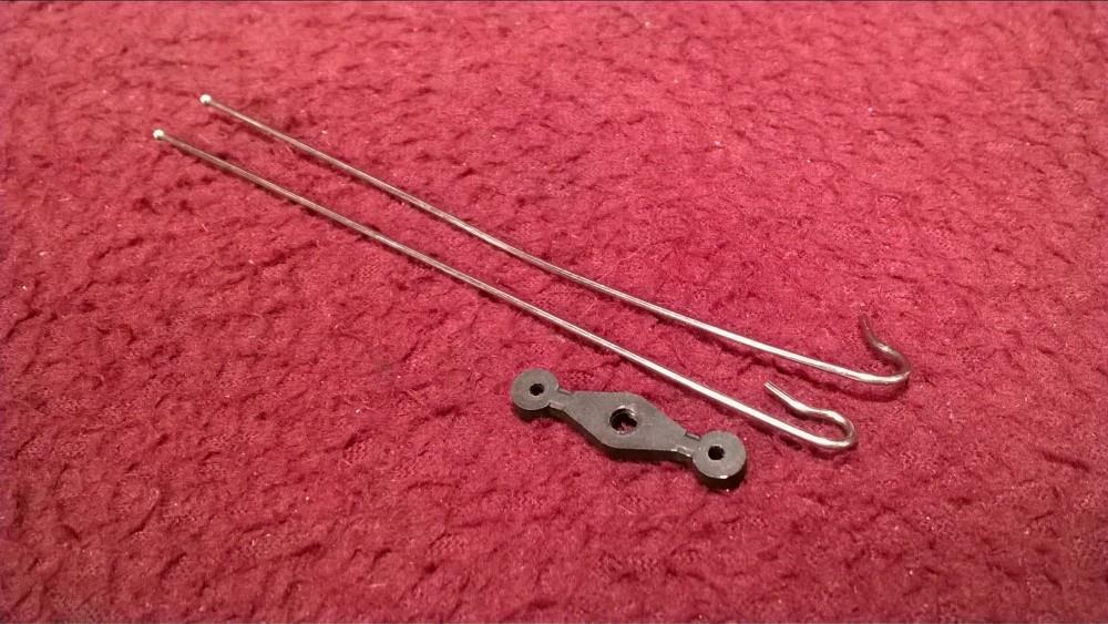 LIONEL POST WAR 3360 BURRO CRANE – GUY WIRE PAIR W/ ELEVATING NUT