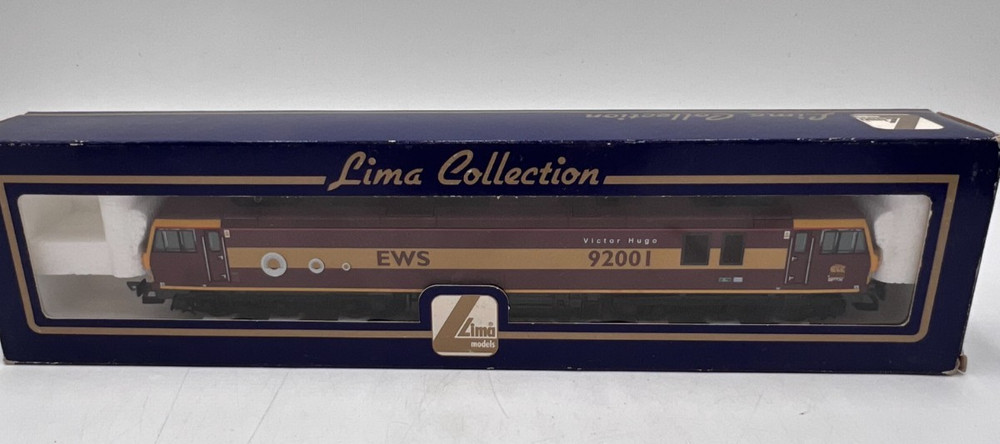 Lima L204672 Class 92 92001 Victor Hugo EWS OO Gauge Electric Loco Boxed