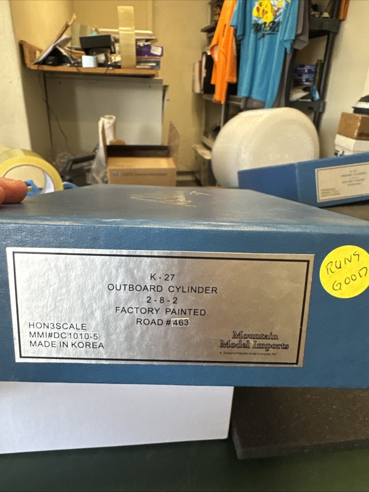 Mountain Model Imports Hon3 K-27 #463 2-8-2