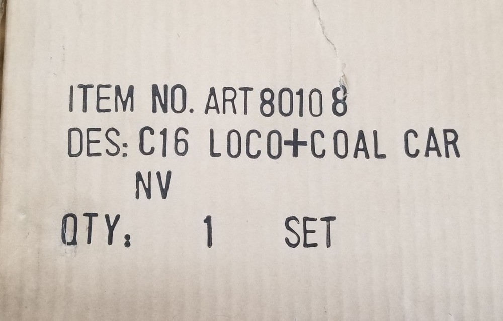 NAPA VALLEY WINE C-16 Locomotive. Never opened, in factory shipping box.