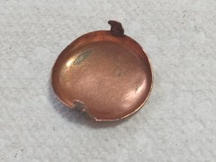 VINTAGE ORIGINAL PREWAR LIONEL TRAIN OEM PART 259E BOILER TOP COPPER DOME HATCH